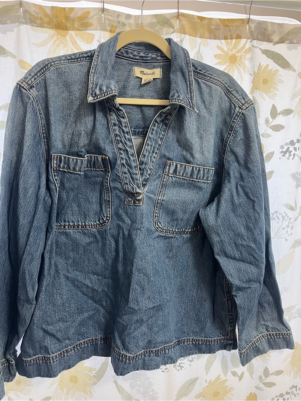 Madewell Light Blue Denim Shirt Jacket